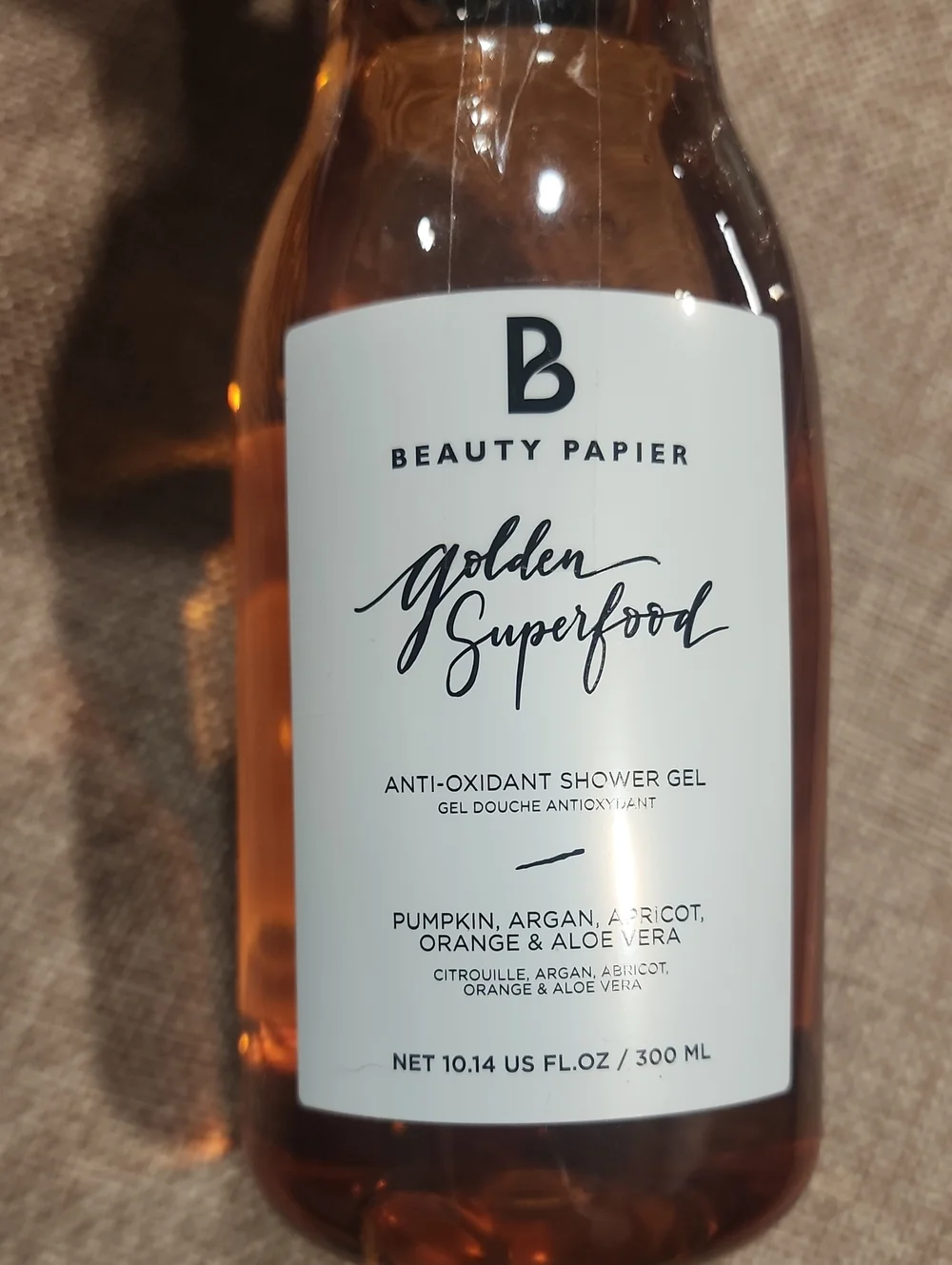 Beauty Papier Golden Superfood Anti-Oxidant Shower Gel